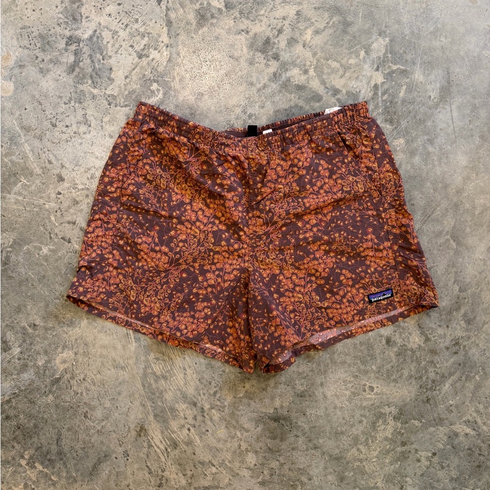 Patagonia Brown Floral Baggies